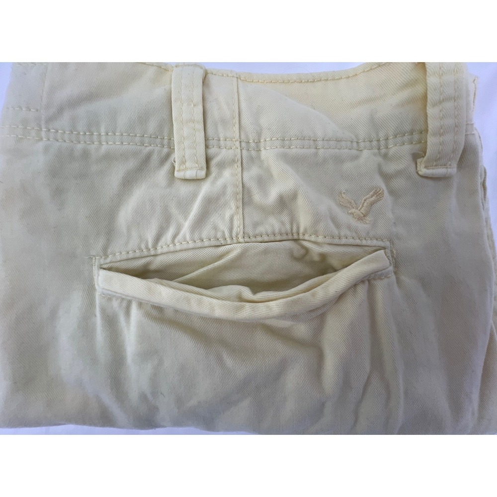 American Eagle Outfitters Mens Yellow Longboard Shorts Size 38 - Picture 12 of 13